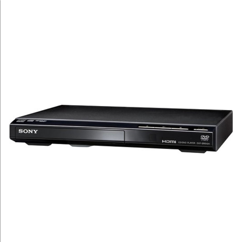 Black Sony DVD Player with HD Upconversion